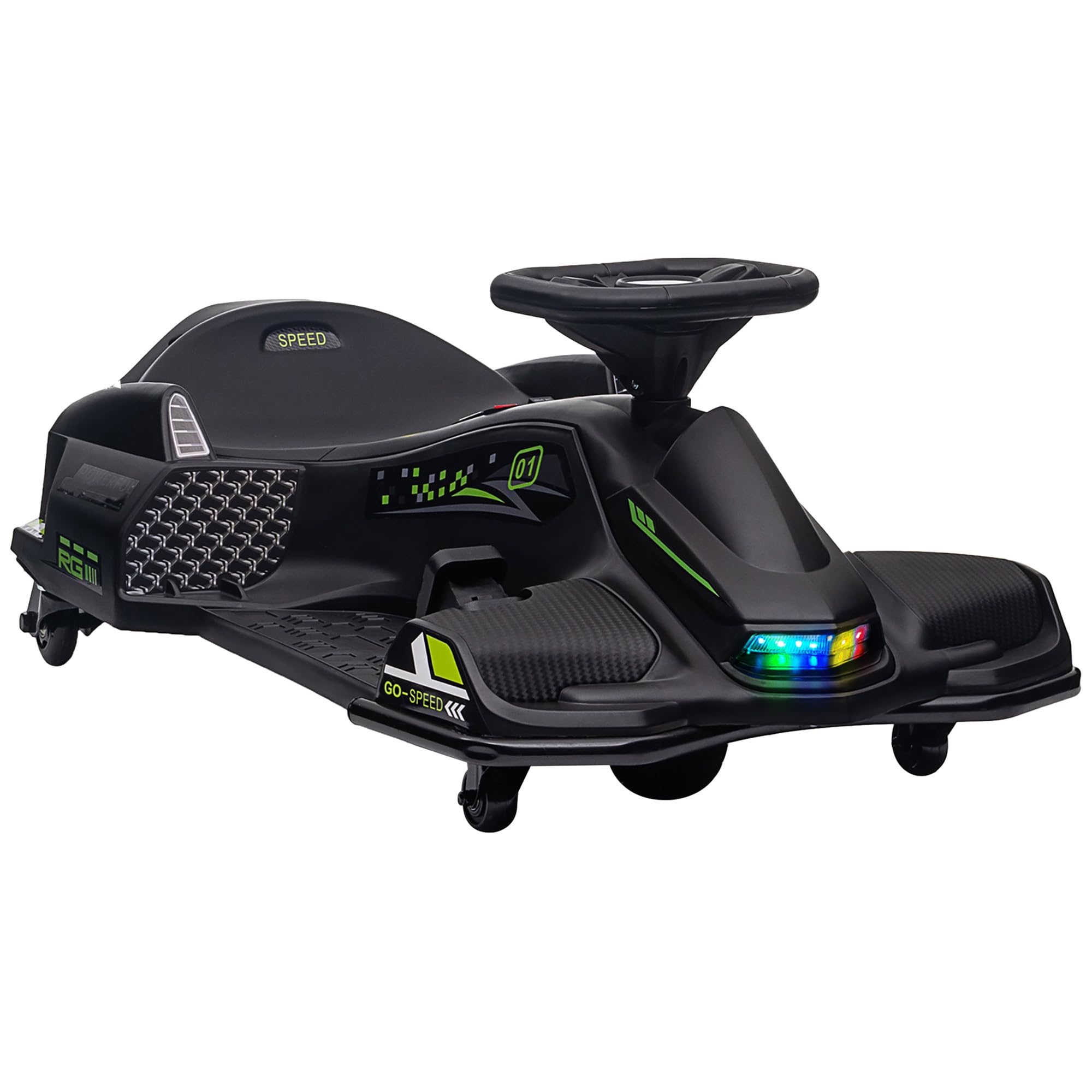 Amazon.com: Aosom 12V Electric Go Kart 5 MPH Drifting Go Kart for